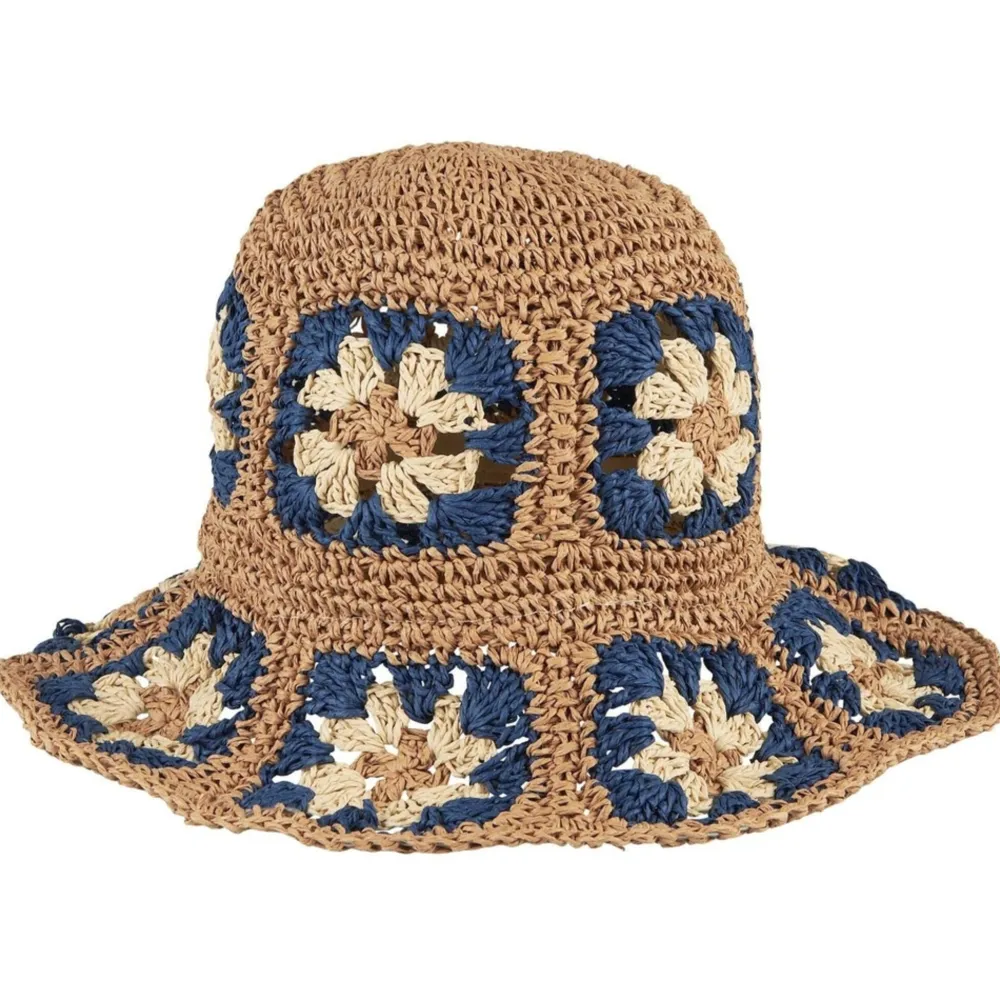 IB Laursen Schmuck & Accessoires-Hut Louise mit Blumen Papiergarn