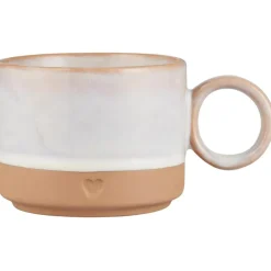 IB Laursen Geschirr & Tischdeko Skandinavisch|Becher, Tassen & Cups-Keramik Tasse mit Henkel Heart