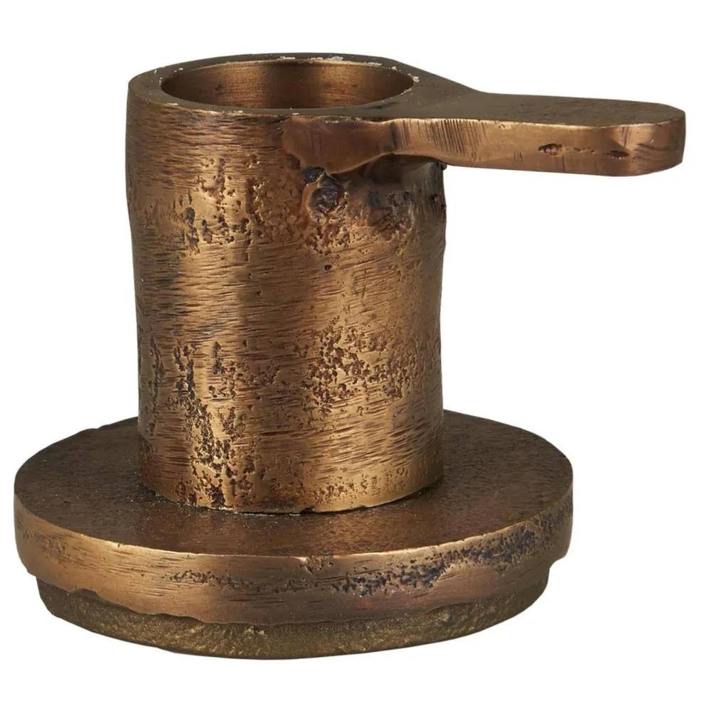 IB Laursen Kerzenhalter Für Stabkerzen-Kerzenhalter für 3,8 cm Kerze mit Henkel Tiza