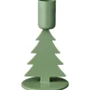IB Laursen Weihnachtsdeko|Kerzenhalter Für Dünne Kerzen-Kerzenhalter für Stabkerzen und Dünne Kerzen Tannenbaum