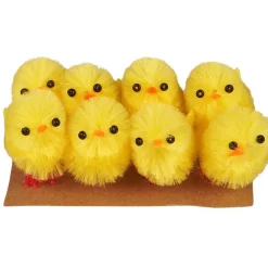 IB Laursen Oster-Deko|Deko-Objekte & Figuren-Küken gelb Plüsch Multi Packung