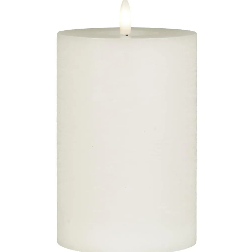 IB Laursen Weihnachtsdeko|Weihnachts- & Adventskerzen-LED-Stumpenkerze mit warmer Flamme