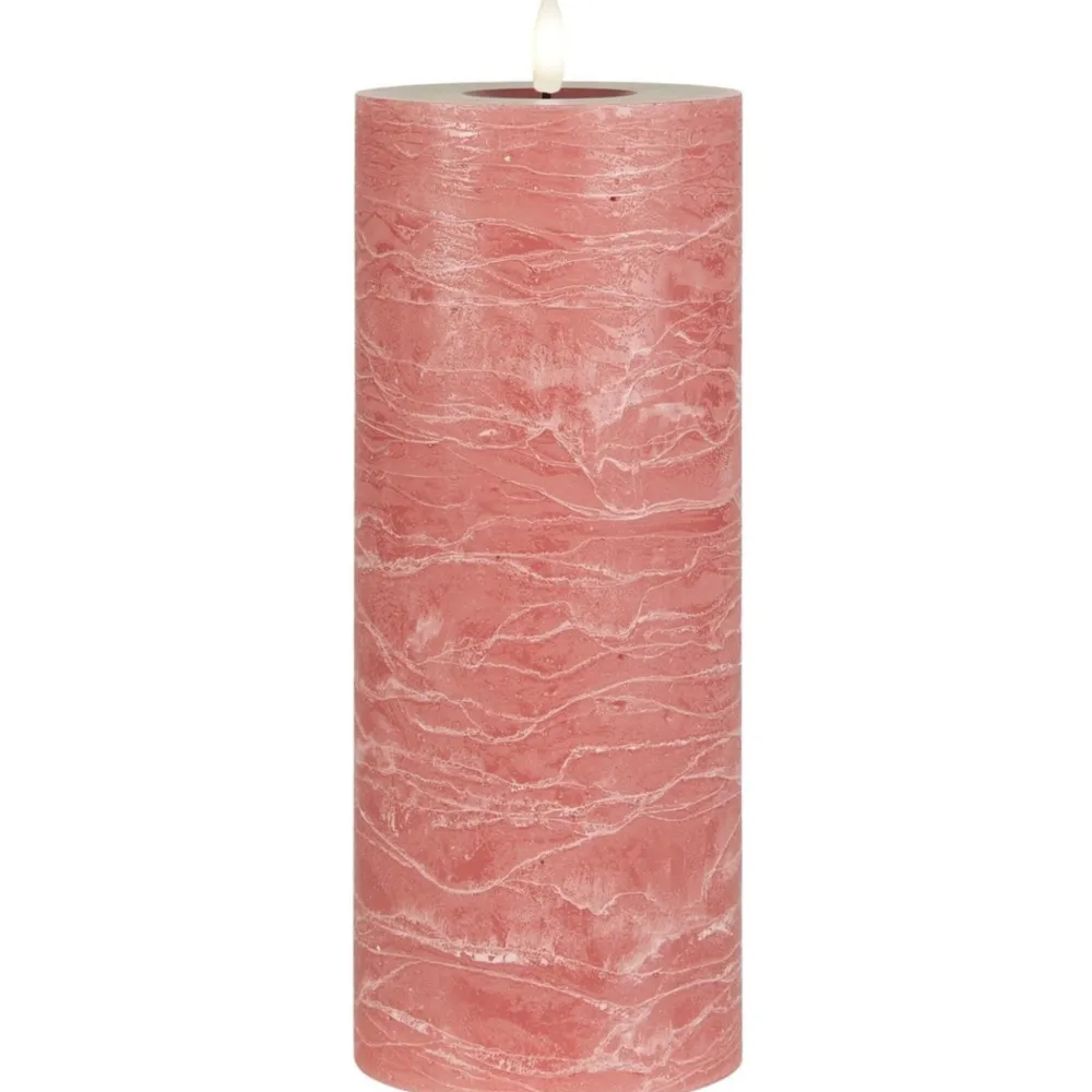 IB Laursen Weihnachtsdeko|Weihnachts- & Adventskerzen-LED-Stumpenkerze mit warmer Flamme