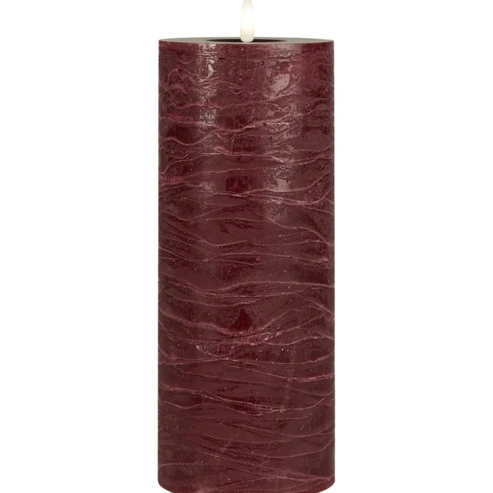 IB Laursen Weihnachtsdeko|Weihnachts- & Adventskerzen-LED-Stumpenkerze mit warmer Flamme