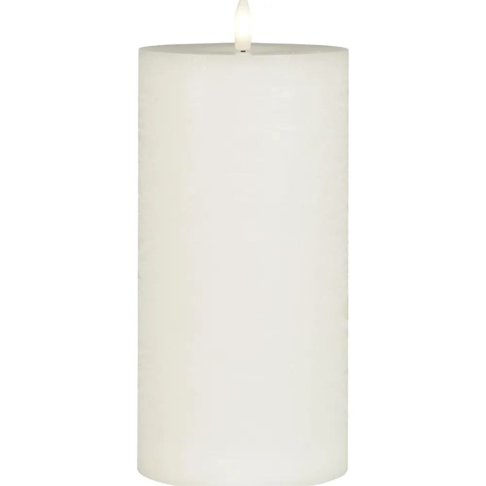 IB Laursen Weihnachtsdeko|Weihnachts- & Adventskerzen-LED-Stumpenkerze mit warmer Flamme