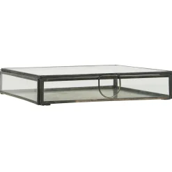 IB Laursen Bad-Aufbewahrung|Glasboxen-Längliche Glasbox mit Deckel Solitaire