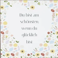 IB Laursen Schilder, Wandbilder & Poster-Metallschild Du bist am schönsten wenn du glücklich bist