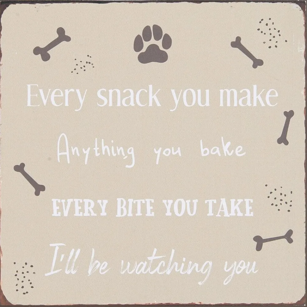 IB Laursen Schilder, Wandbilder & Poster-Metallschild Every snack you make