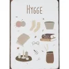 IB Laursen Schilder, Wandbilder & Poster-Metallschild Hygge mit Symbolen