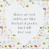 IB Laursen Schilder, Wandbilder & Poster-Metallschild Roses are red