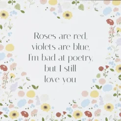 IB Laursen Schilder, Wandbilder & Poster-Metallschild Roses are red