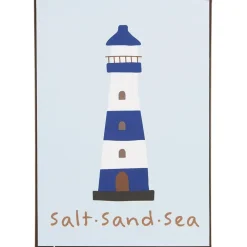 IB Laursen Schilder, Wandbilder & Poster-Metallschild Salt Sand Sea