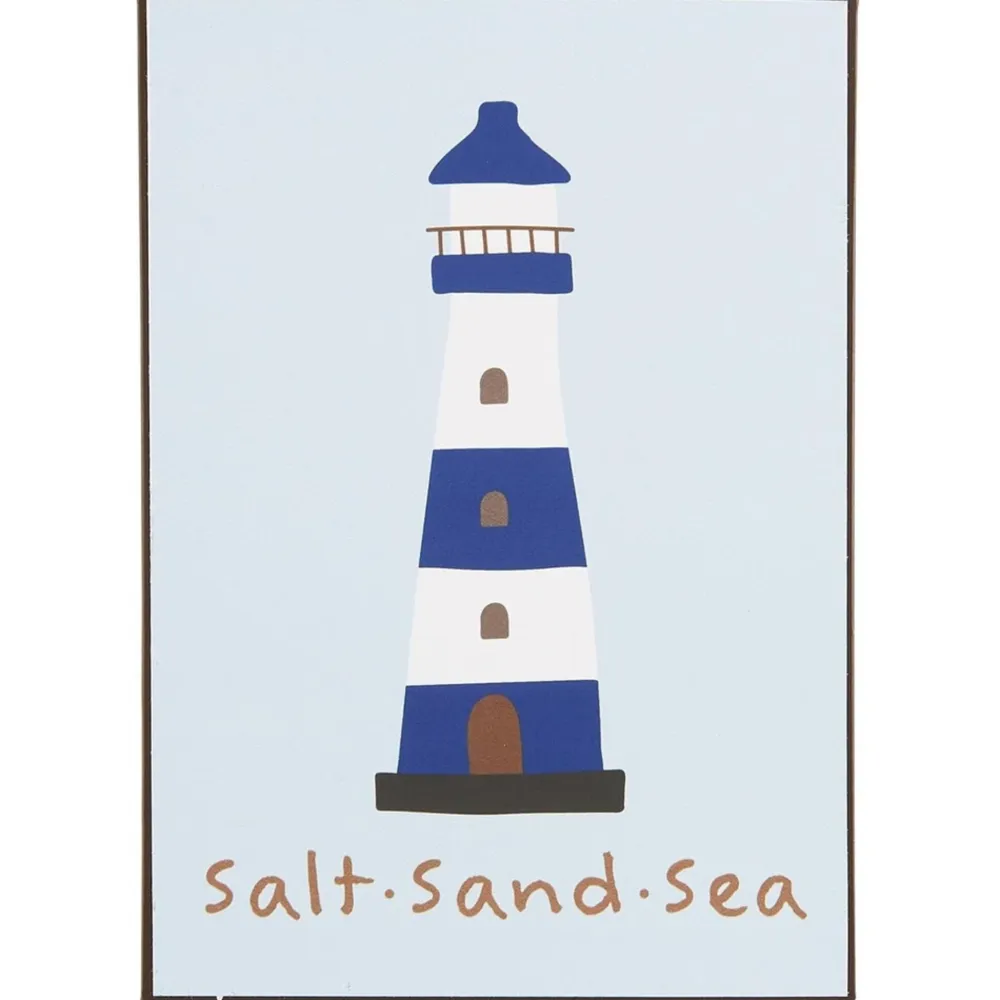 IB Laursen Schilder, Wandbilder & Poster-Metallschild Salt Sand Sea