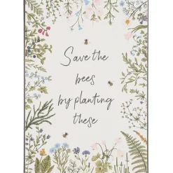 IB Laursen Gartendekoration|Schilder, Wandbilder & Poster-Metallschild Save the bees by planting these