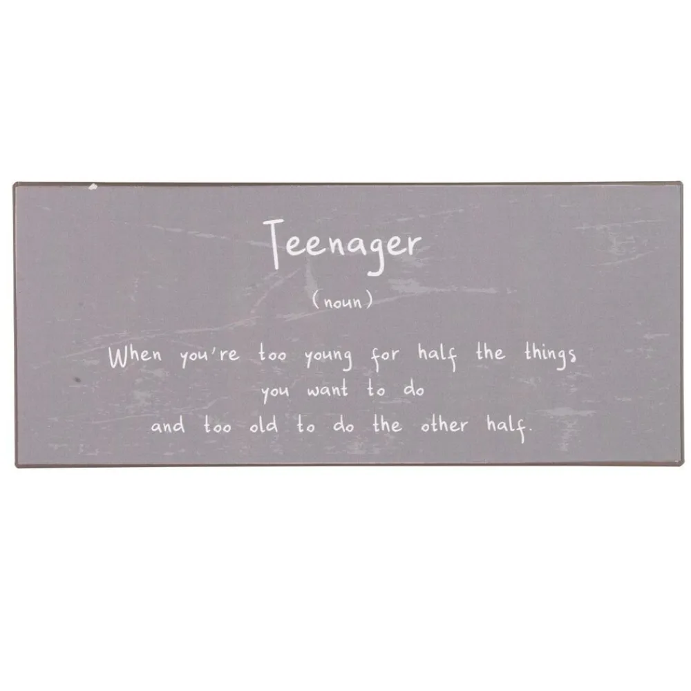 IB Laursen Schilder, Wandbilder & Poster-Metallschild Teenager