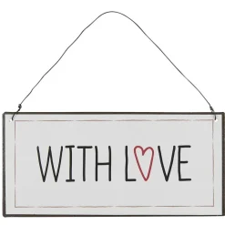 IB Laursen Schilder, Wandbilder & Poster-Metallschild With Love