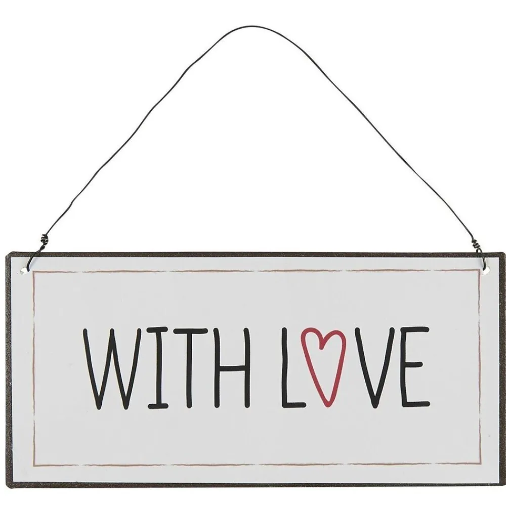 IB Laursen Schilder, Wandbilder & Poster-Metallschild With Love