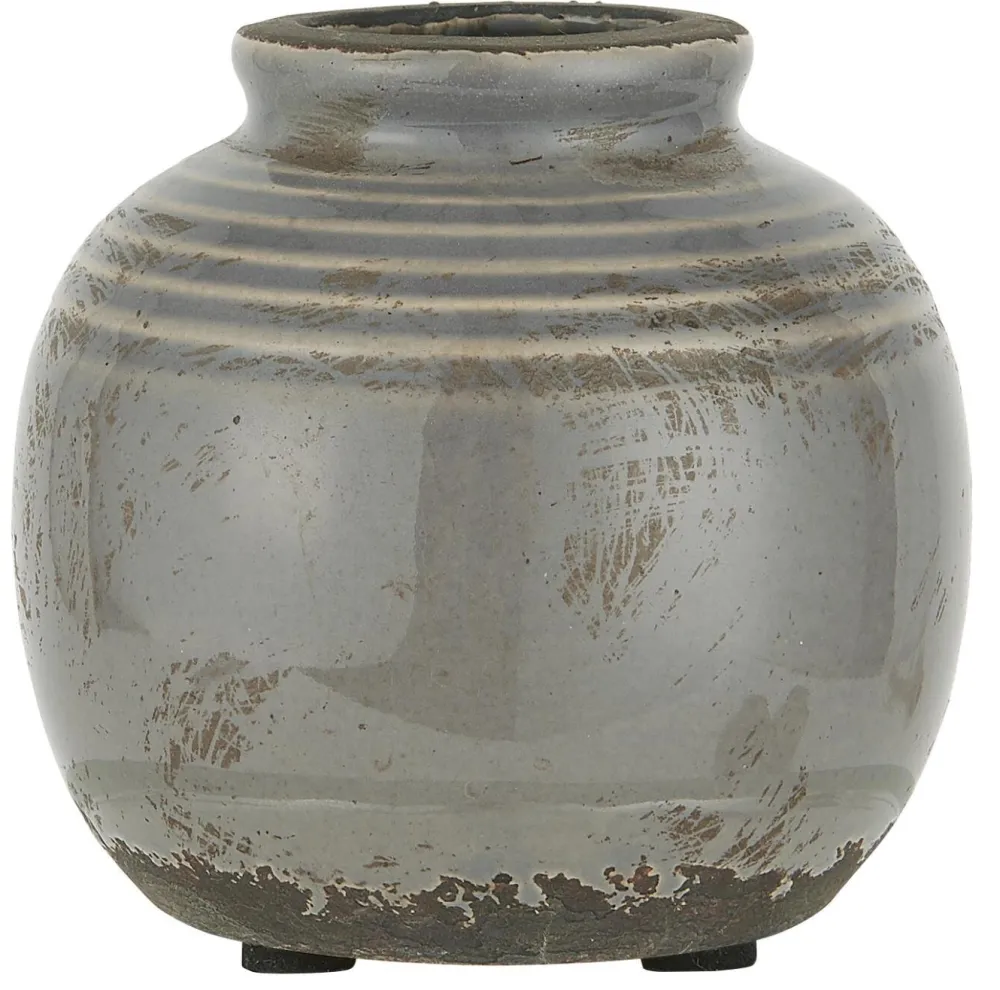 IB Laursen Vasen|Geschirr & Tischdeko Skandinavisch-Mini Vase mit Rillen
