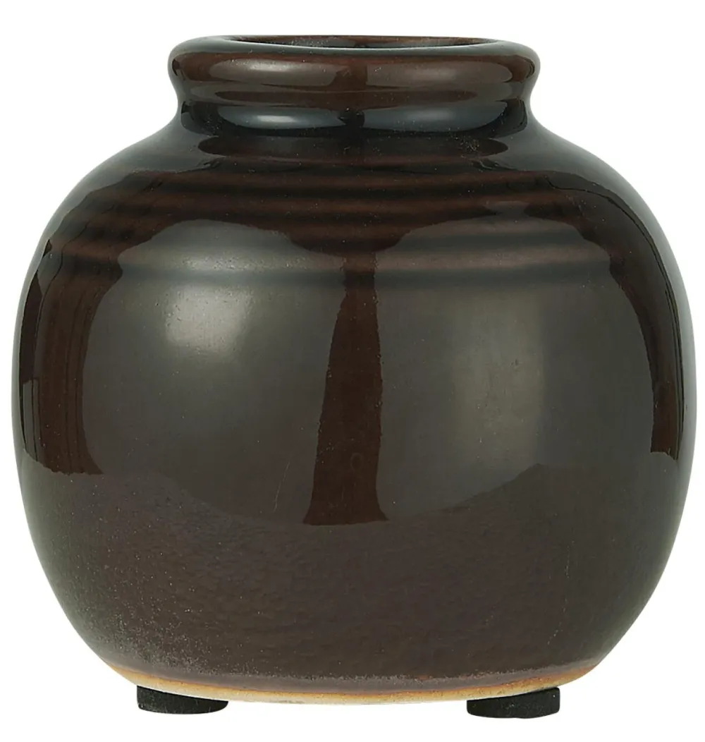 IB Laursen Vasen|Geschirr & Tischdeko Skandinavisch-Mini Vase mit Rillen