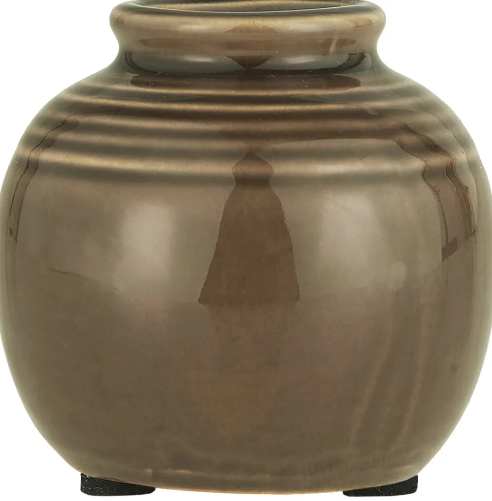 IB Laursen Vasen|Geschirr & Tischdeko Skandinavisch-Mini Vase mit Rillen