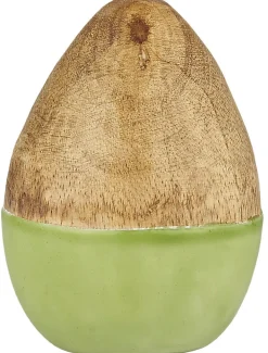 IB Laursen Oster-Deko-Osterei aus Mangoholz stehend