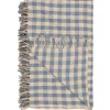 IB Laursen Decken & Plaids-Plaid aus reiner Baumwolle Natur
