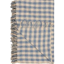 IB Laursen Decken & Plaids-Plaid aus reiner Baumwolle Natur
