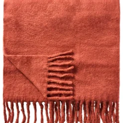 IB Laursen Decken & Plaids-Plaid aus Wolle mit Fransen