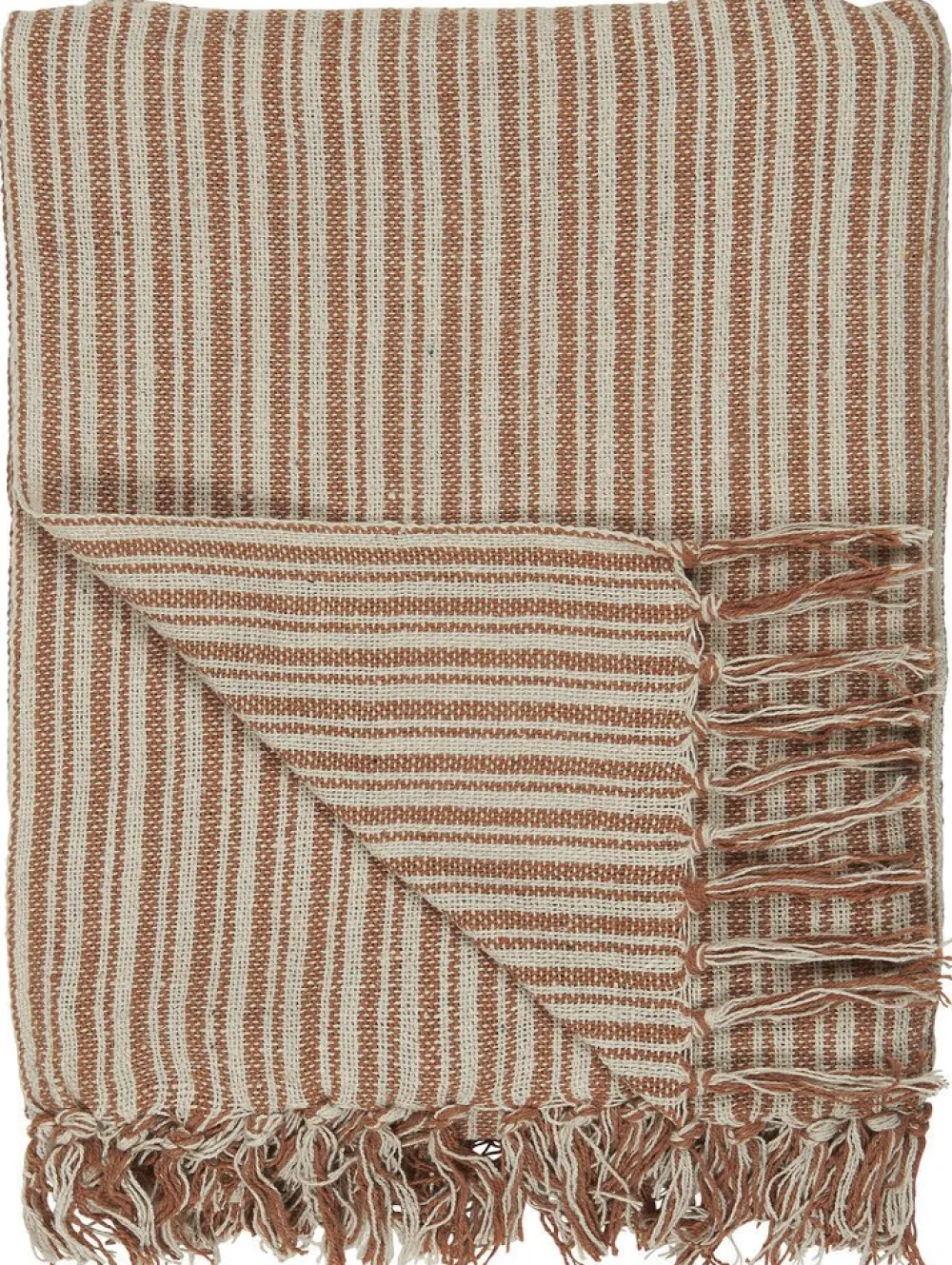 IB Laursen Decken & Plaids-Plaid mit Streifenmuster