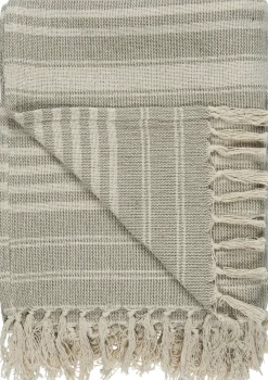 IB Laursen Decken & Plaids-Plaid mit Streifenmuster