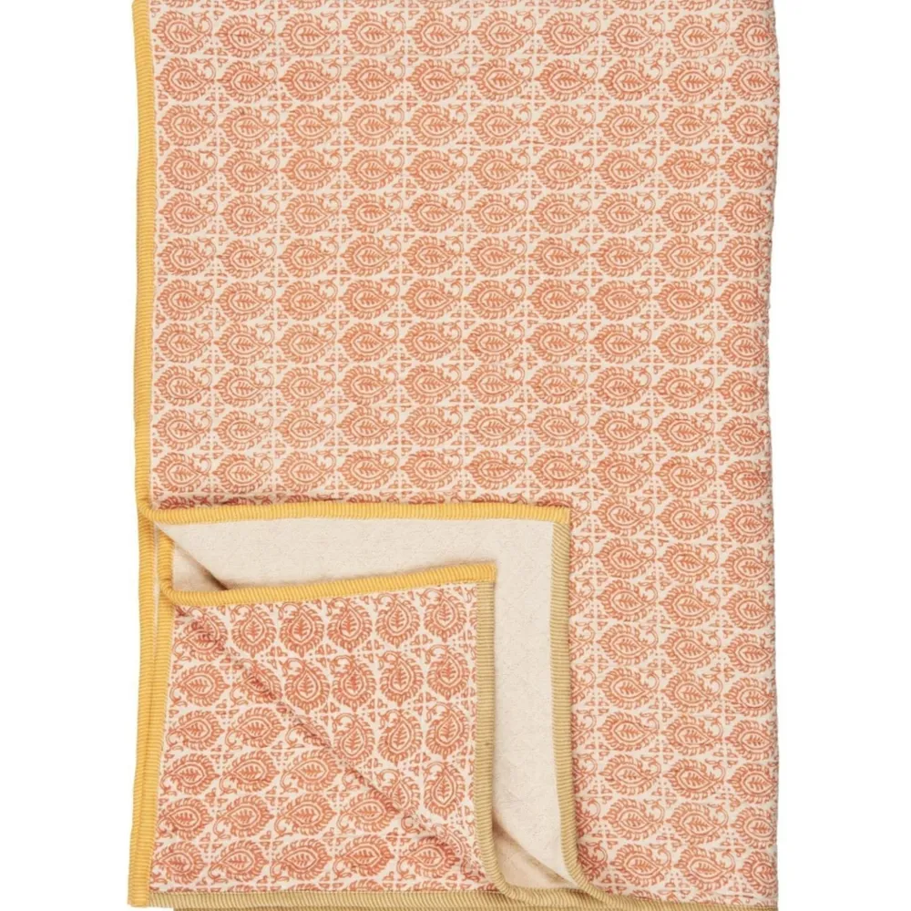 IB Laursen Decken & Plaids-Plaid Vigga mit Druck doppelt gewebt