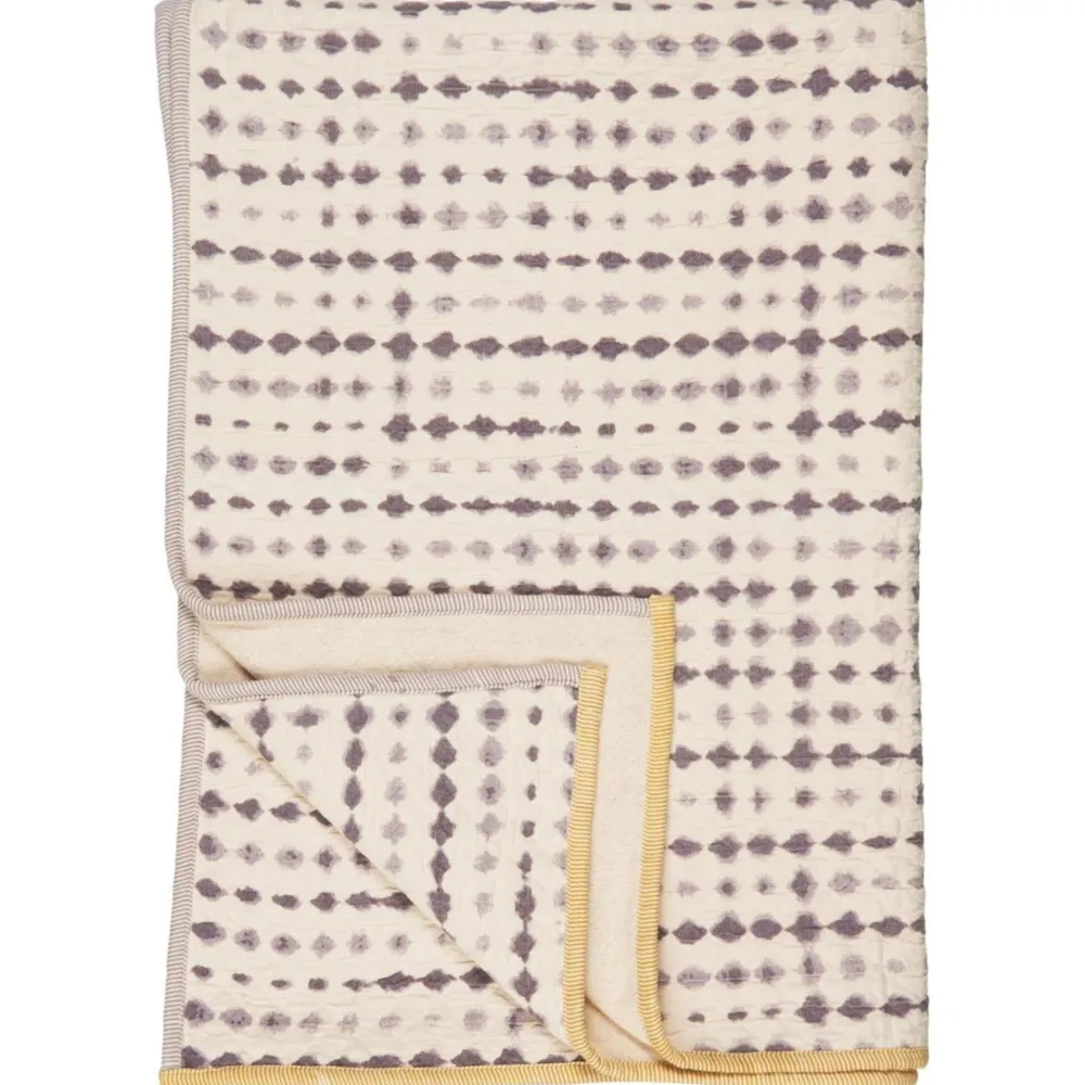 IB Laursen Decken & Plaids-Plaid Vigga mit Druck doppelt gewebt