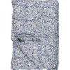 IB Laursen Quilts & Bettwäsche|Decken & Plaids-Quilt Abby blaues Paisleymuster