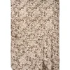 IB Laursen Quilts & Bettwäsche|Decken & Plaids-Quilt mit milky brown Blattmuster
