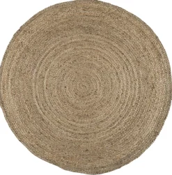 IB Laursen Läufer|Teppiche-Runder Naturteppich aus Jute