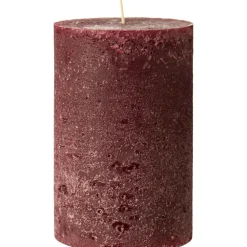IB Laursen Weihnachtsdeko|Weihnachts- & Adventskerzen-Rustikale Stumpenkerze mit Textur