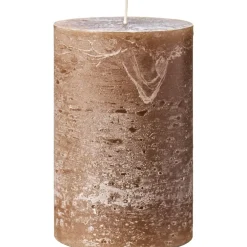 IB Laursen Weihnachtsdeko|Weihnachts- & Adventskerzen-Rustikale Stumpenkerze mit Textur