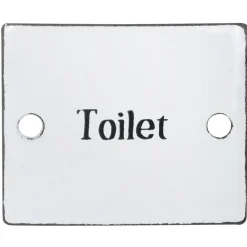 IB Laursen Altum Wellness Shop|Schilder, Wandbilder & Poster-Schild aus Emaille Toilet