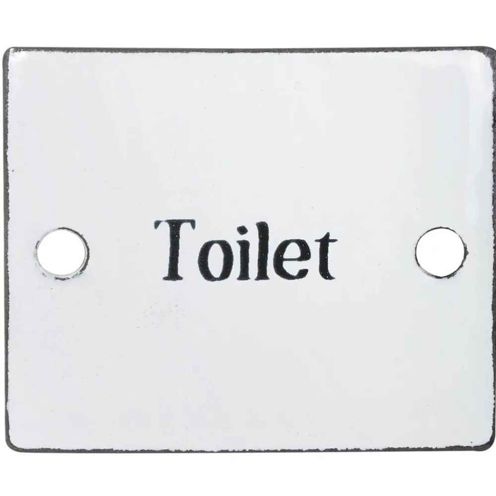 IB Laursen Altum Wellness Shop|Schilder, Wandbilder & Poster-Schild aus Emaille Toilet
