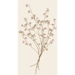 IB Laursen Servietten & Serviettenhalter|Geschirr & Tischdeko Skandinavisch-Serviette mit Blumensilhouette 16 Stck