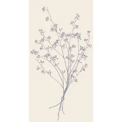 IB Laursen Servietten & Serviettenhalter|Geschirr & Tischdeko Skandinavisch-Serviette mit Blumensilhouette 16 Stck