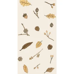IB Laursen Servietten & Serviettenhalter|Geschirr & Tischdeko Skandinavisch-Serviette mit Herbstblättern 16 Stck
