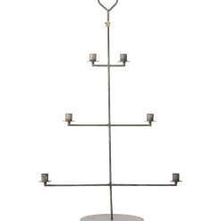 IB Laursen Weihnachtsdeko-Stabkerzenhalter für 6 x 2,2 cm Kerzen Stillenat