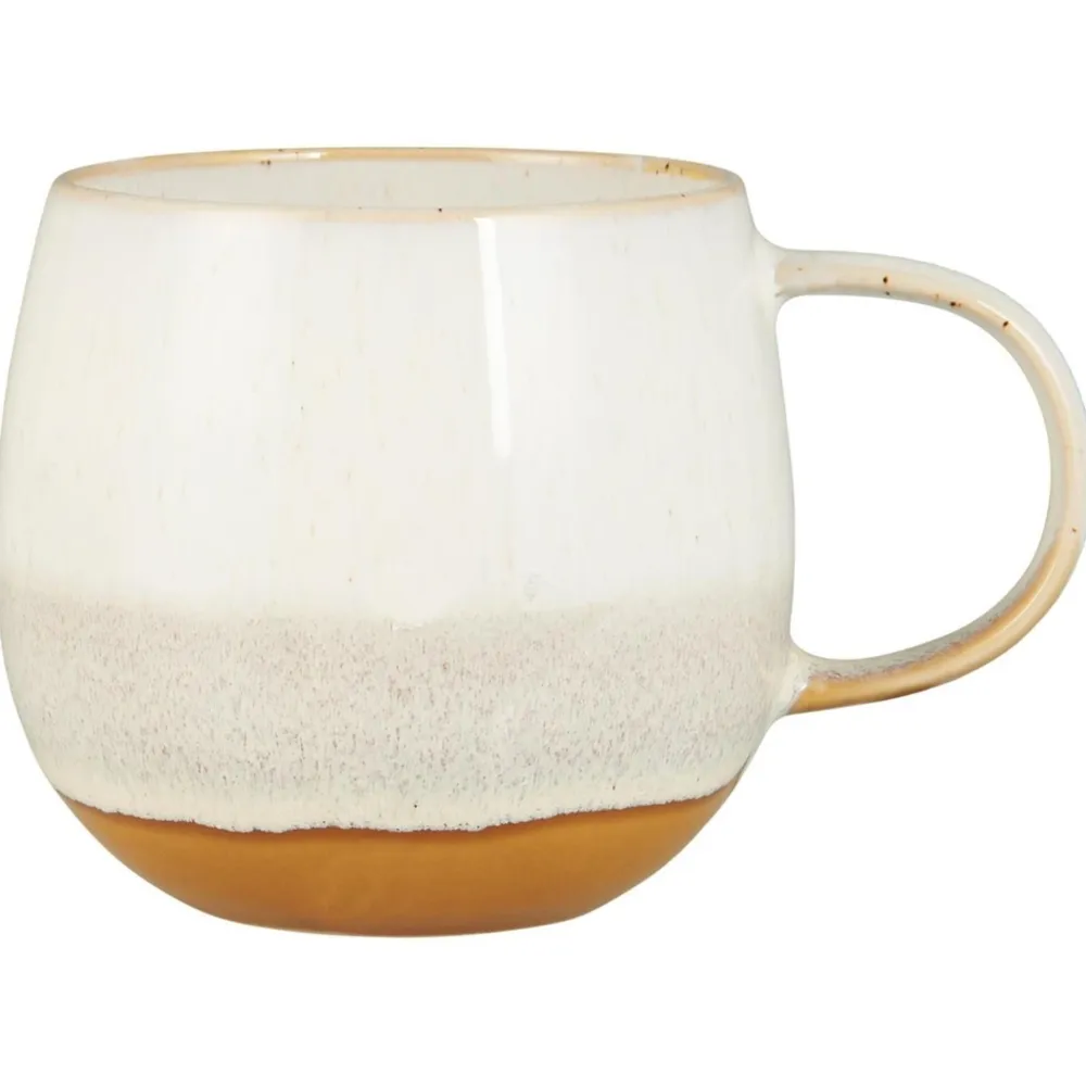 IB Laursen Geschirr & Tischdeko Skandinavisch|Becher, Tassen & Cups-Steingut Tasse Agneta mit Muster