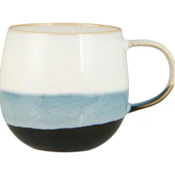 IB Laursen Geschirr & Tischdeko Skandinavisch|Becher, Tassen & Cups-Steingut Tasse Agneta mit Muster