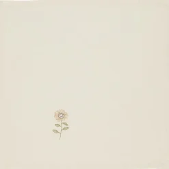IB Laursen Servietten & Serviettenhalter|Geschirr & Tischdeko Skandinavisch-Stoffserviette Flora mit aufgestickten Blumen