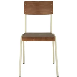 IB Laursen Stühle-Stuhl aus Holz und Metall