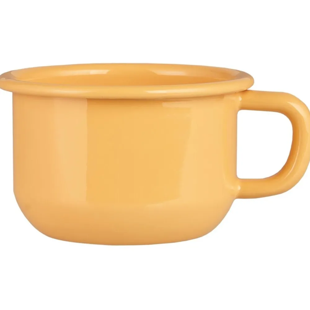 IB Laursen Geschirr & Tischdeko Skandinavisch|Becher, Tassen & Cups-Tasse Emaille flach
