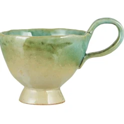 IB Laursen Geschirr & Tischdeko Skandinavisch|Becher, Tassen & Cups-Tasse mit Henkel Ocean Green