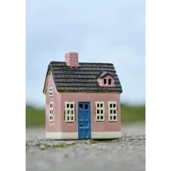 IB Laursen Lichthäuser, Keramik-Häuschen-Teelicht Haus aus Keramik My Home Town rosa